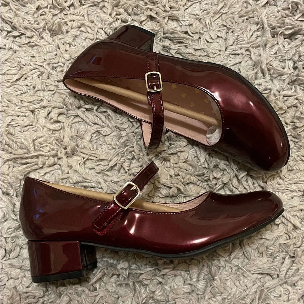 NIB Sonoma Goods For Life “Lizzyy” Burgundy Dress Shoes, Size 2